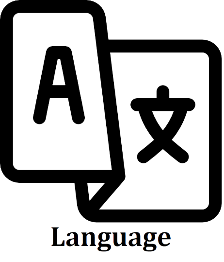 Language - Free education icons